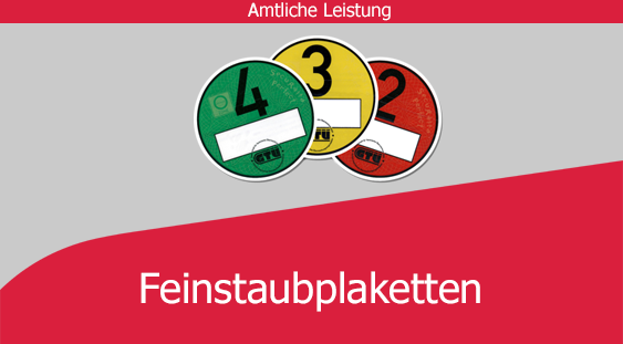 Feinstaubplaketten